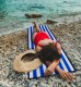 Trizand Picnic Beach Folding Mat 190x66cm, Blue