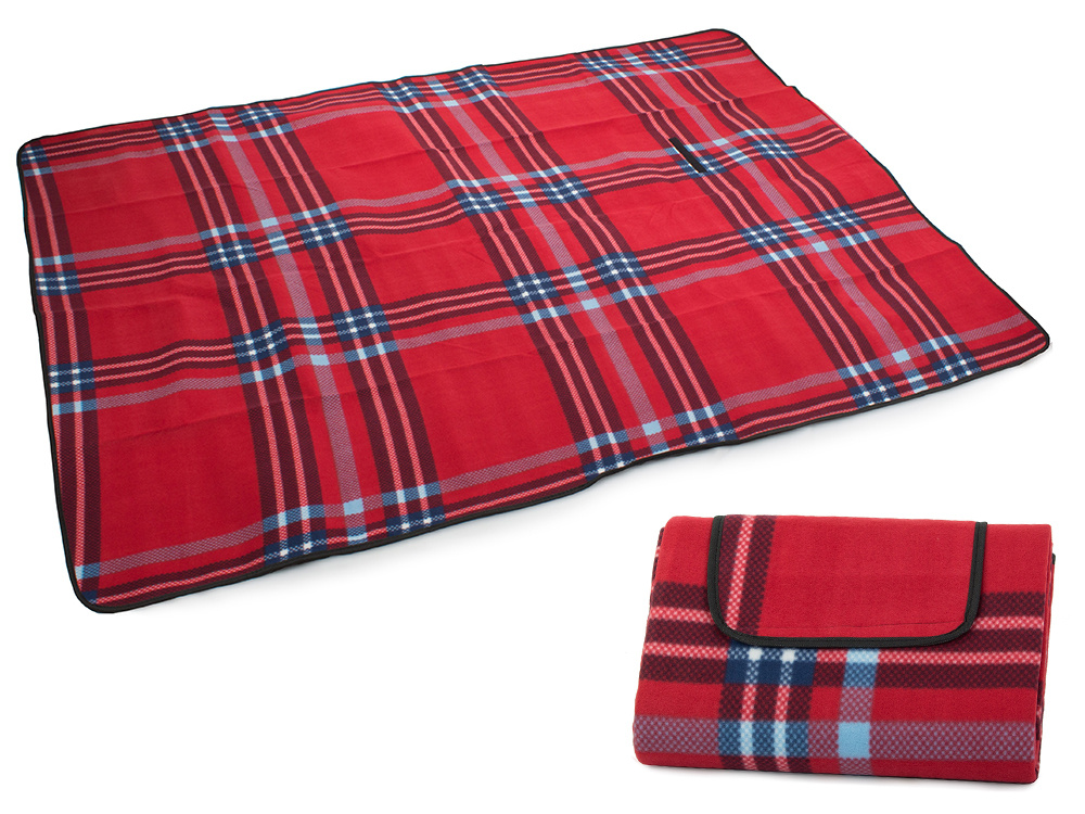 Large Waterproof Picnic Blanket with Insulation XXL 150x200cm, Red Plaid (0)