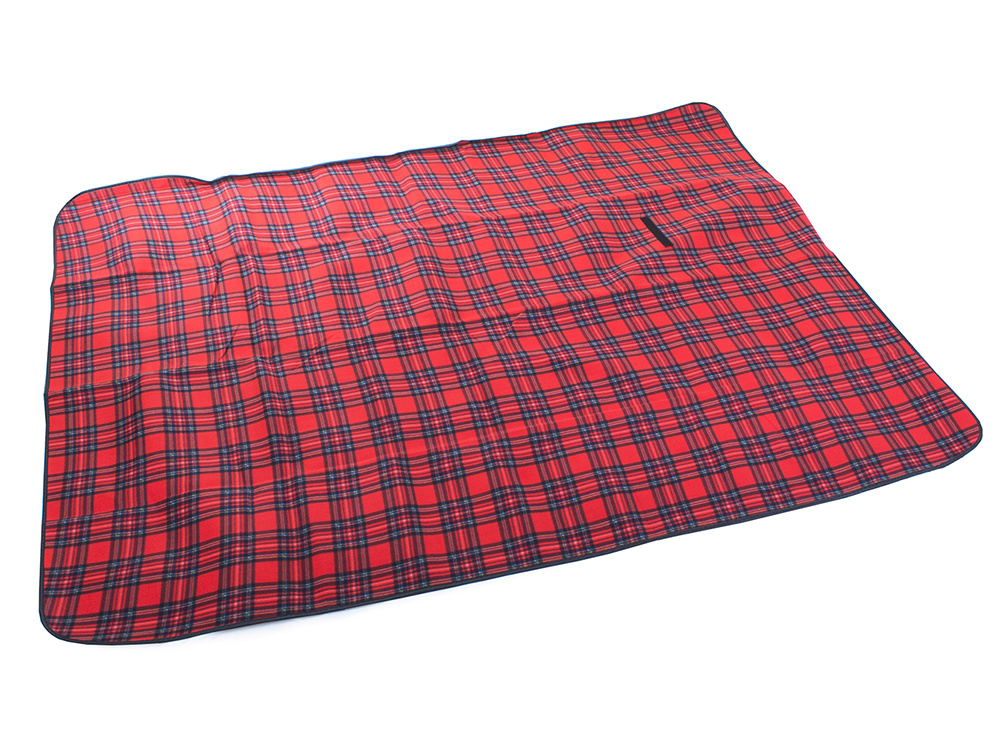Large Waterproof Picnic Blanket for Beach & Camping 150x200cm, Red Plaid (1)