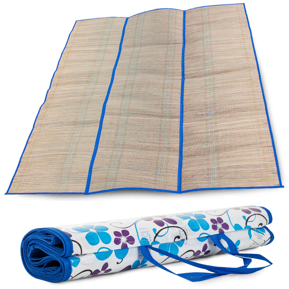 Straw Beach Mat Rug, 150x170cm (5)