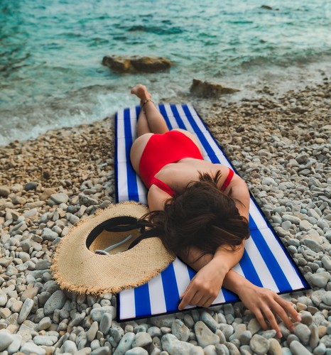 Trizand Picnic Beach Folding Mat 190x66cm, Blue (1)