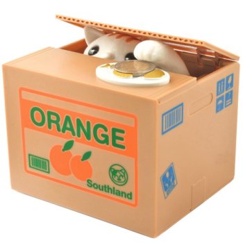 Battery-operated Piggy Bank - Cat
