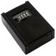 Compact key safe with 4-digit code, black