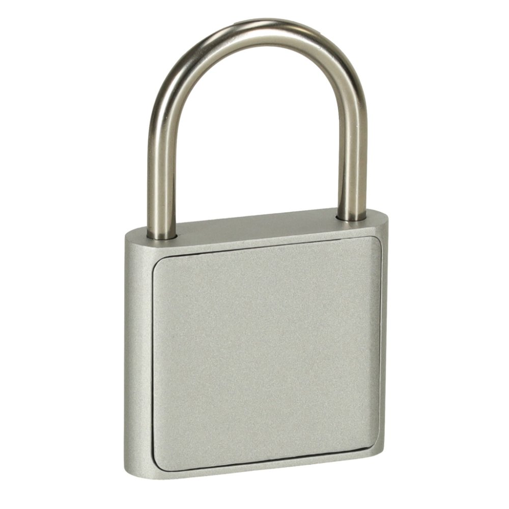 Smart Fingerprint Padlock, Heavy-Duty Steel Biometric Lock, Carbon (1)