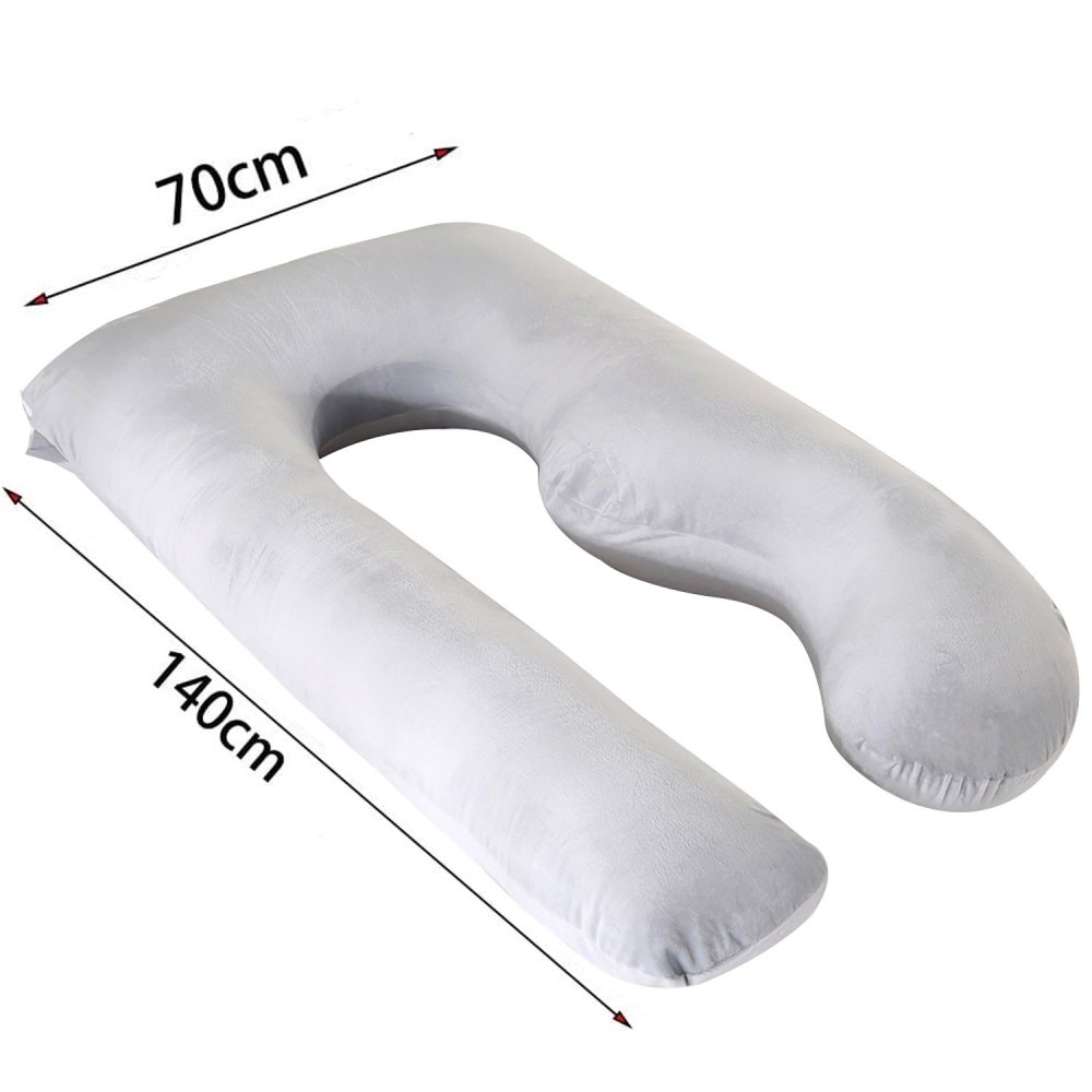 Multifunctional Maternity Pregnancy and Breastfeeding Pillow U-shape, 140x70cm (3)