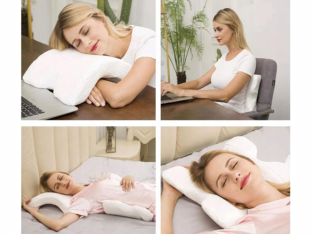 Orthopedic Memory Arch Pillow with Hole for Hands (3)