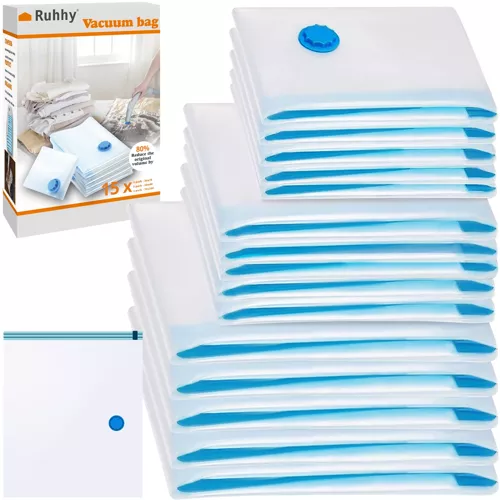 Ruhhy 22129 Vacuum Bag Set of 15 Pieces