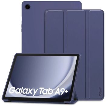 Samsung Galaxy Tab A9+ Plus (SM-X210, X215, X216B) Trifold Tech-Protect SmartCase Protective Cover Case, Blue
