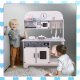 Large Kids Toy Wooden Kitchen with Accessories