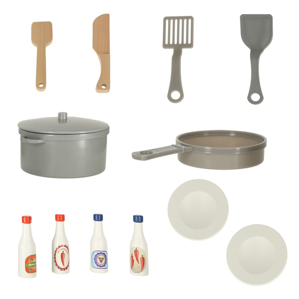 Children Kids Toy Wooden Kitchen With Accessories, 86cm (0)