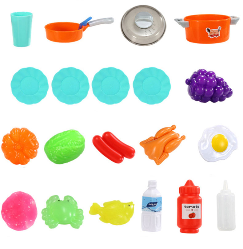 Kids play kitchen with sounds, LED, steam generator, 42 accessories, pink (2)