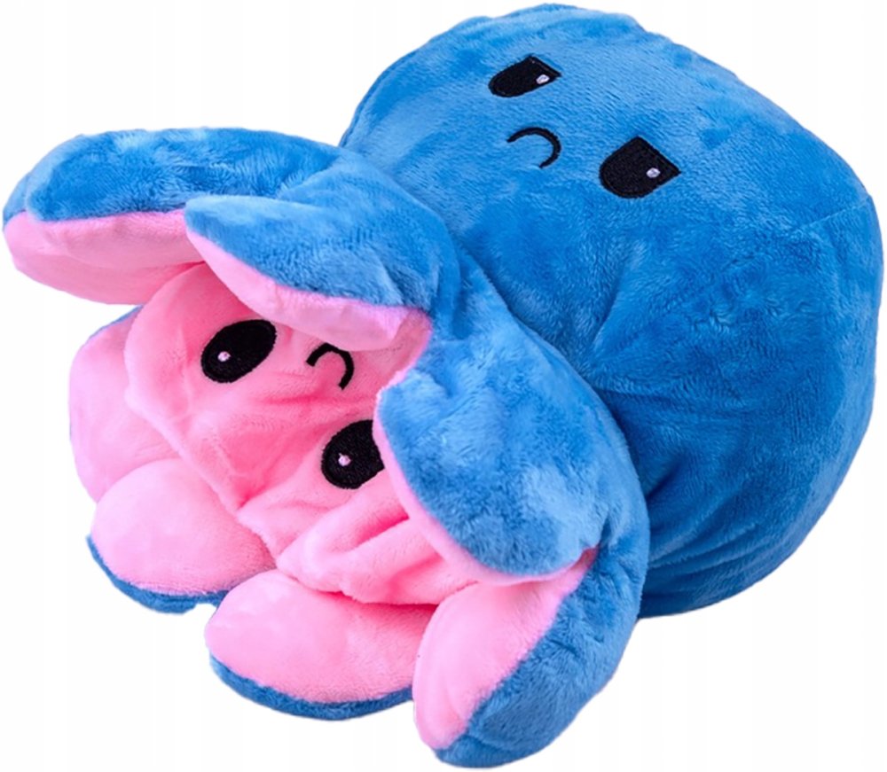 Mascot Octopus 2in1 Double-sided Plush Toy, 20cm (2)