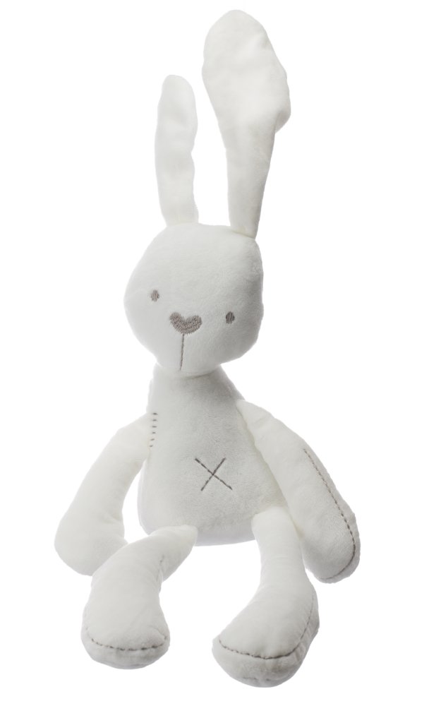 Kids Plush White Rabbit Toy, 37cm (2)