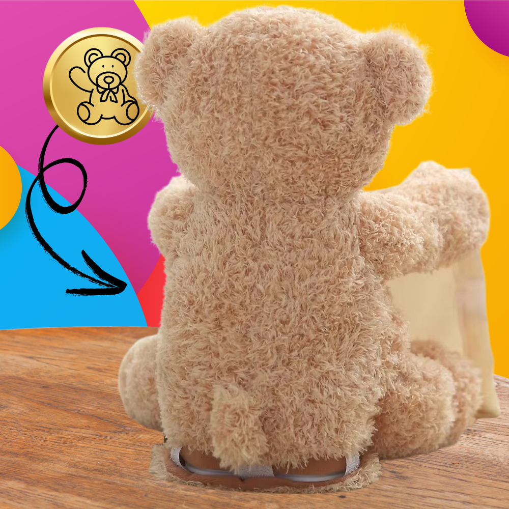 Interactive Peek-a-Boo Teddy Bear Plush Toy That Moves and Talks (1)