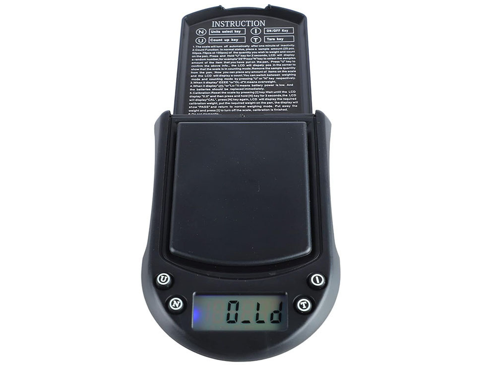 Jewelry Pocket Scale 500 g with 0.1 g Precision, Electronic Gram Scale, Black (3)