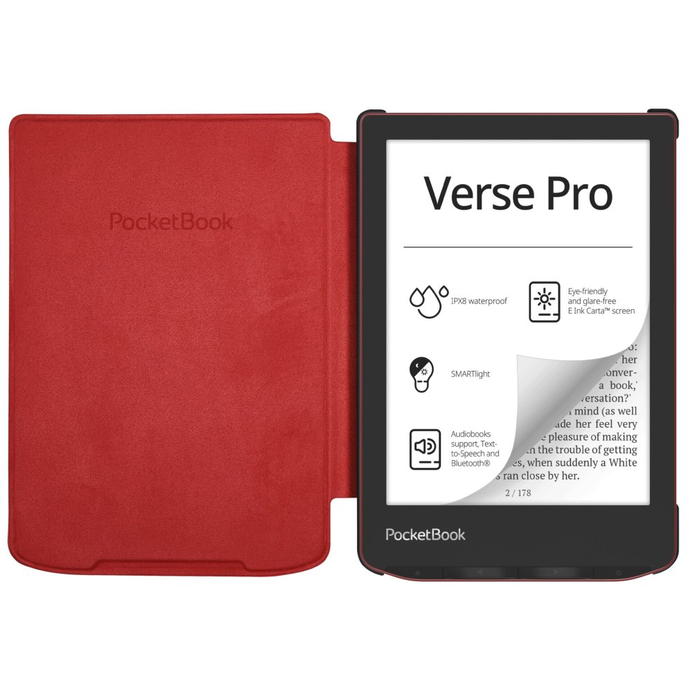 PocketBook Verse / Verse Pro Original Case Cover Shell, Red (0)