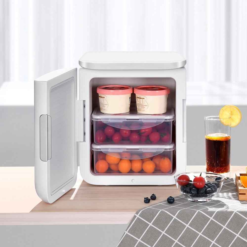 Baseus Igloo Portable Mini Fridge Cooling Box with Heating Function for Home, 6L, 230V, White (2)