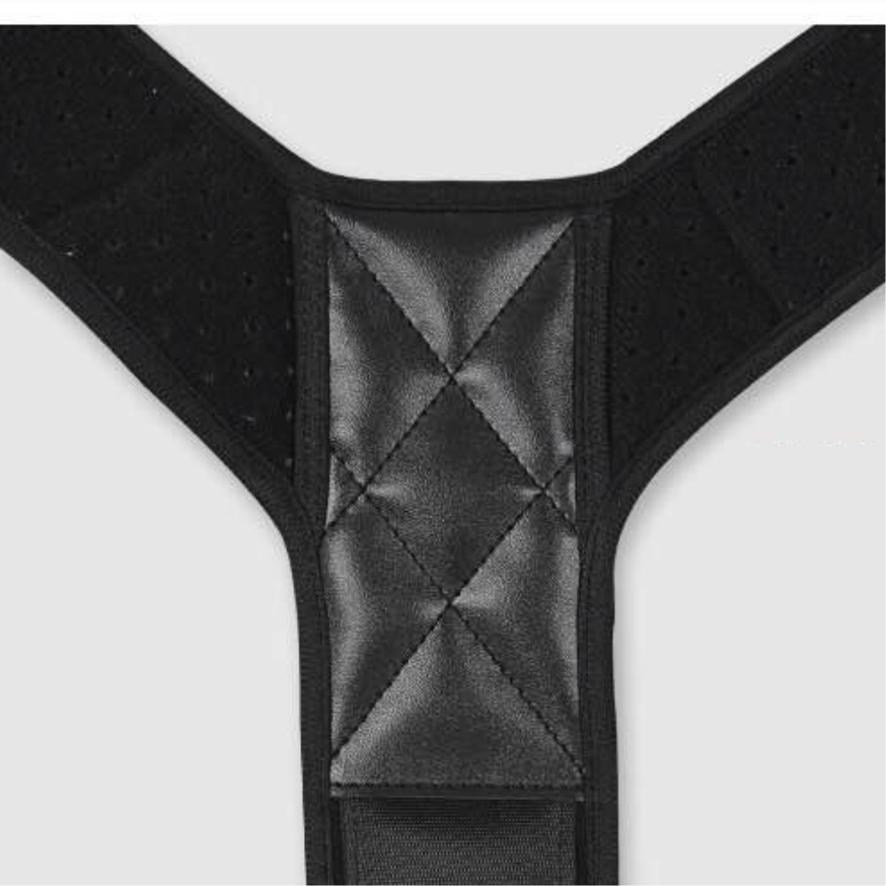 Breathable Adjustable Comfort Back Posture Corrector Strap Universal, Black (0)