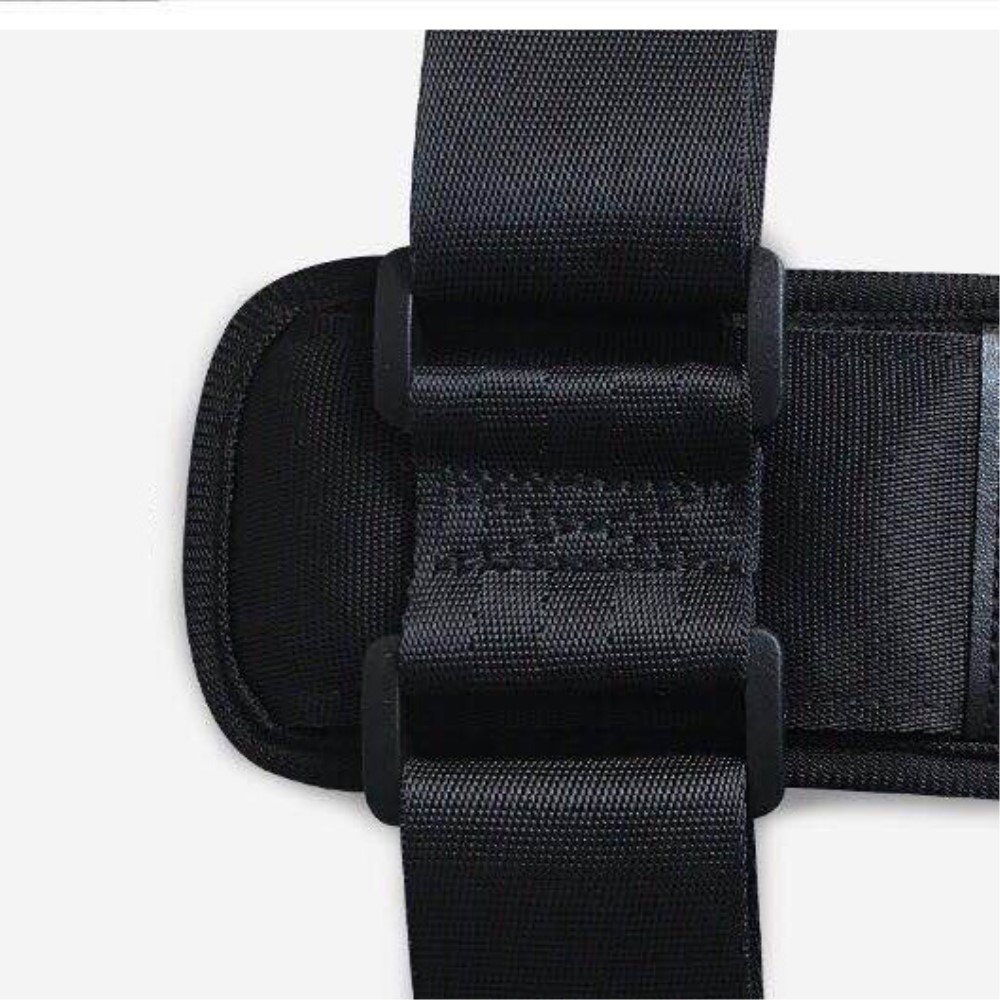 Breathable Adjustable Comfort Back Posture Corrector Strap Universal, Black (1)
