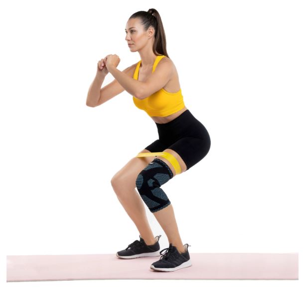 4FIZJO FLEX KN02 Elastic Knee Support Brace Bandage for Sport Fitness, Size L (3)