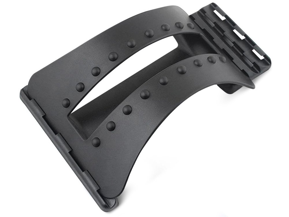 Magic Back Support Bridge-Shaped Lower Back Stretcher Stretching Device Acupressure Massager 3 Heights Adjustable... (6)