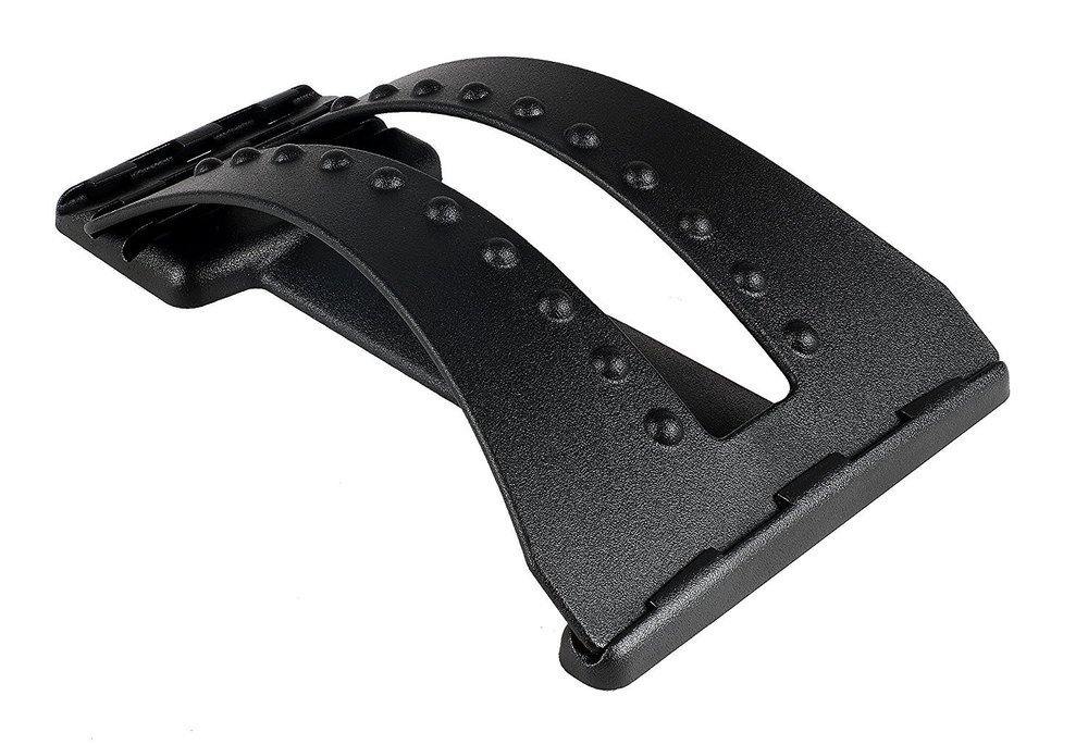 Magic Back Support Bridge-Shaped Lower Back Stretcher Stretching Device Acupressure Massager 3 Heights Adjustable... (7)