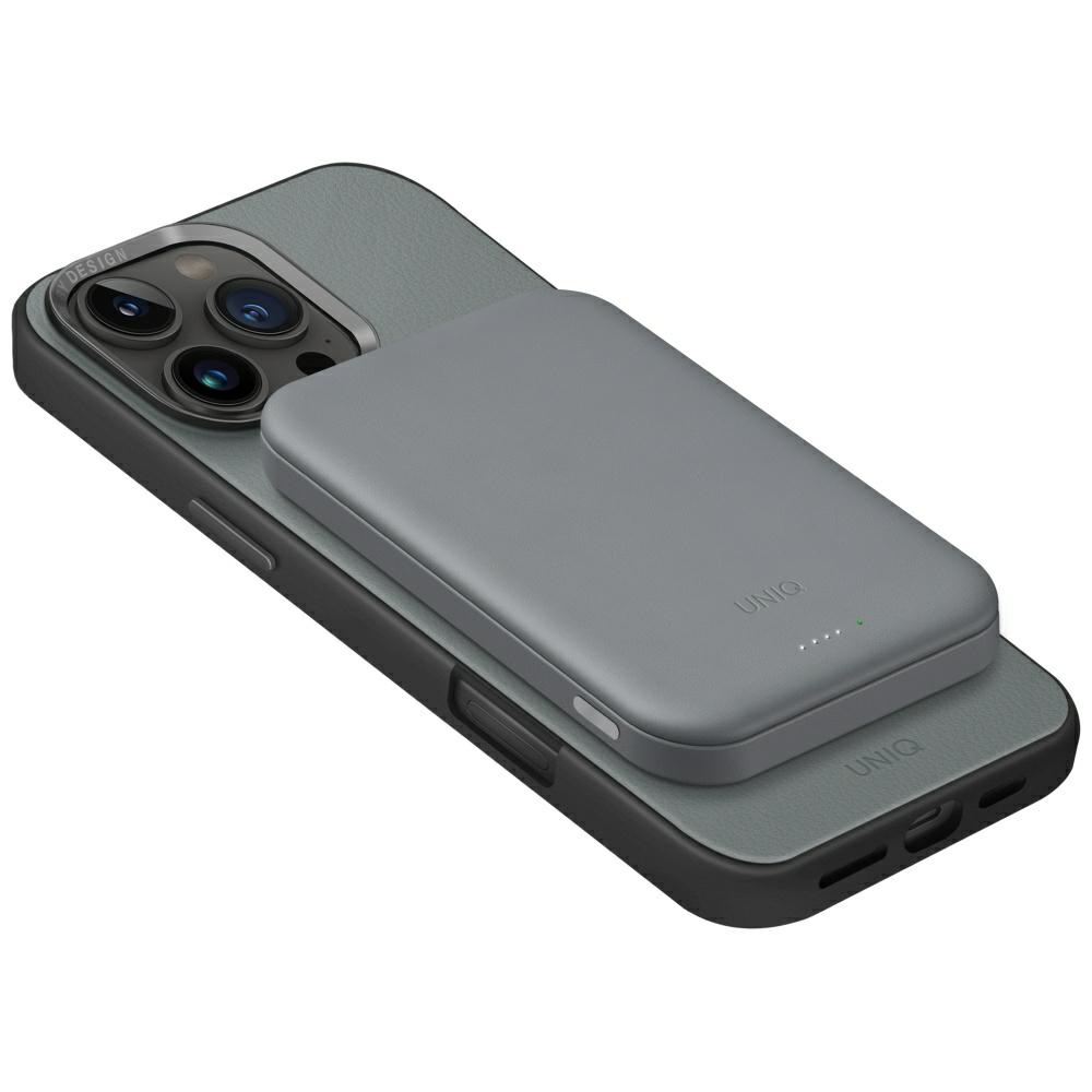Uniq Lyden Lexa Magnetic 5000mAh PD USB-C MagSafe Power Bank - Gray (1)