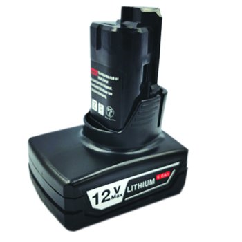 BOSCH GBA Power Tool Battery, 12V, 6.0Ah, Li-ion Replacement