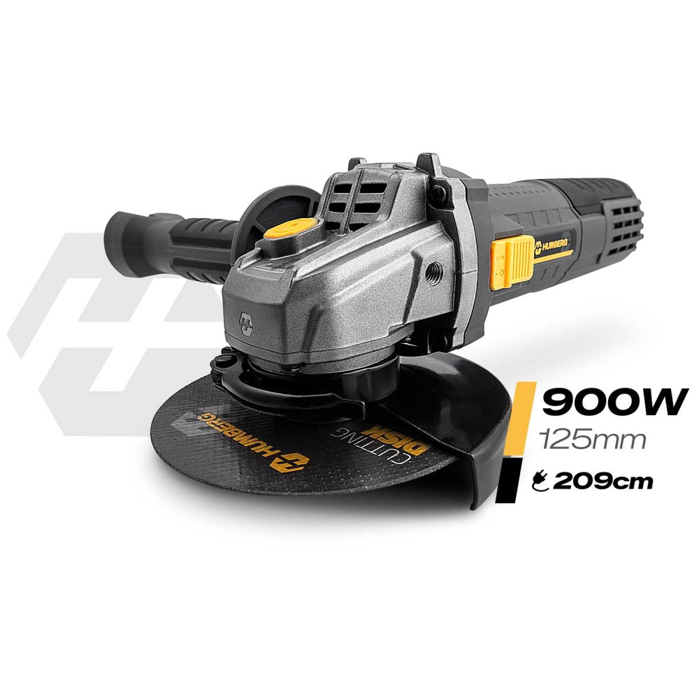 Angle Grinder 900W Variable Speed 125mm 10 Discs Humberg HM-410 (0)