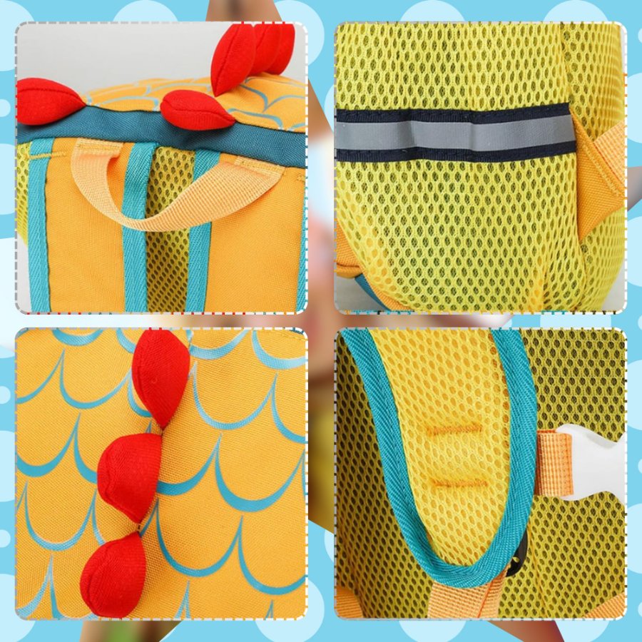 Preschooler Backpack Kids Bag for Trips "Dinosaur" (5)