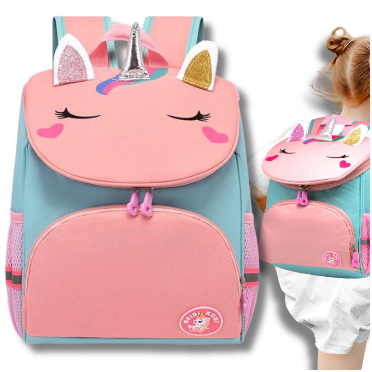 Lightweight Unicorn Preschool Backpack for Toddlers and Kids' Trips