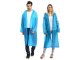 Waterproof Rain Poncho with Hood, Packable Lightweight Raincoat for Adults, Blue