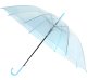 Transparent blue umbrella