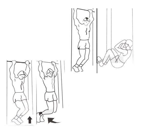 Pull-up Bar for Doorway Sport Workout Body Training Fitness for Home Gym (3)