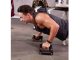 AB Roller Wheel Push up Bars Abdominal Trainers with Knee Pads, 2in1