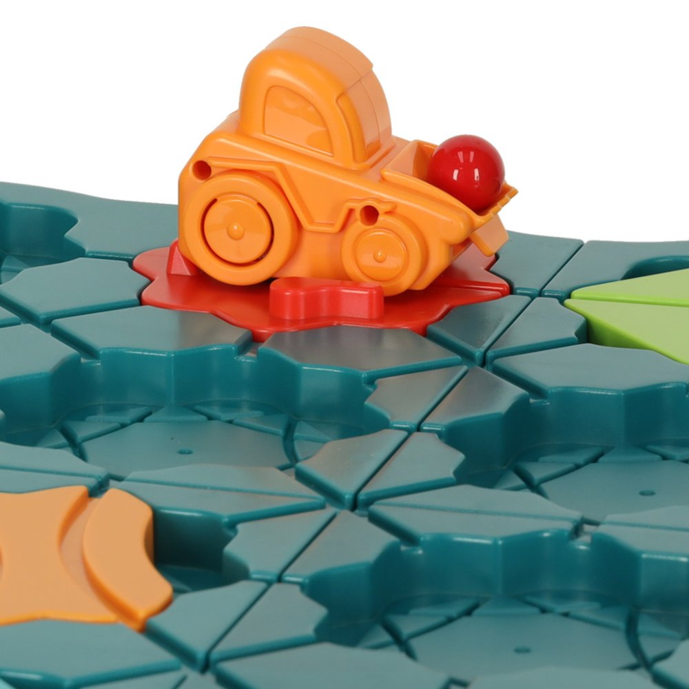 Logic Maze Board Game Road Builder Toy for Kids, 56 pcs (2)