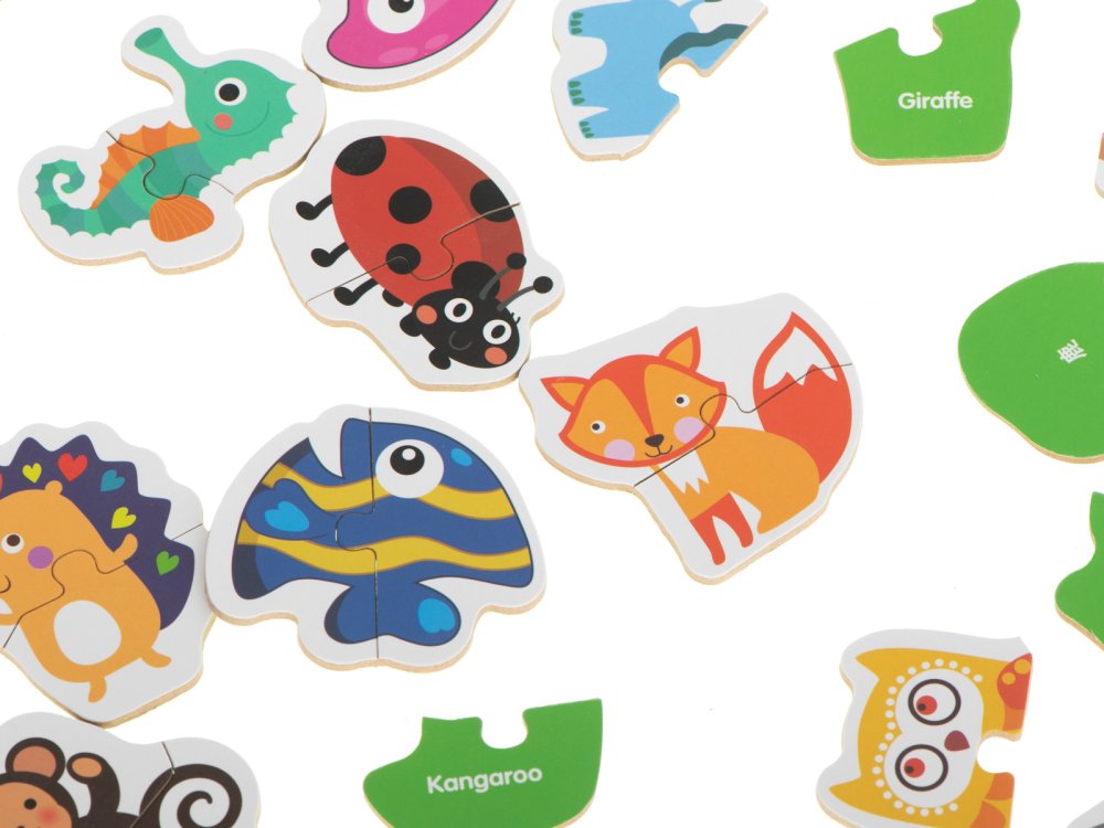 Kids Educational Puzzle, Animals, 24 pcs. (1)
