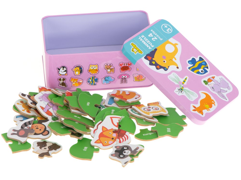 Kids Educational Puzzle, Animals, 24 pcs. (4)