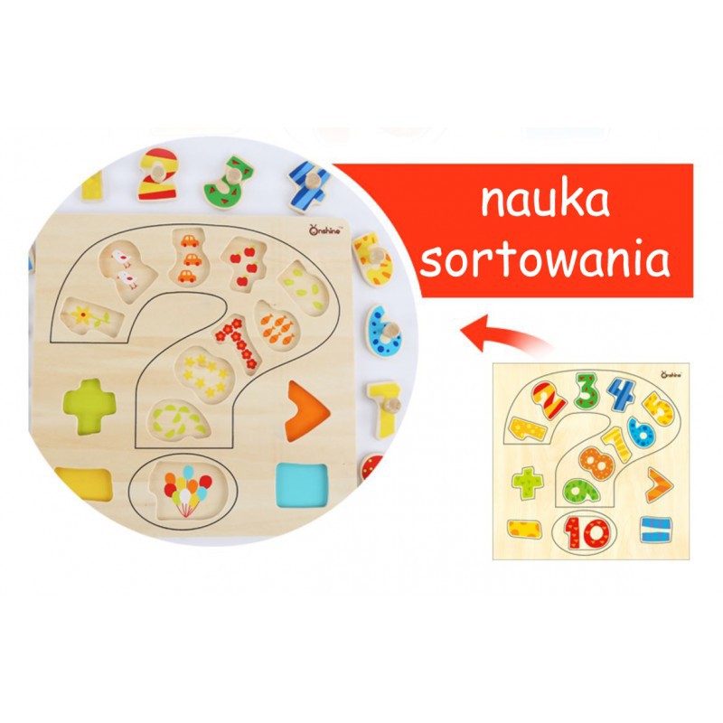 Onshine Wooden Number Peg Puzzle for Toddlers (2)