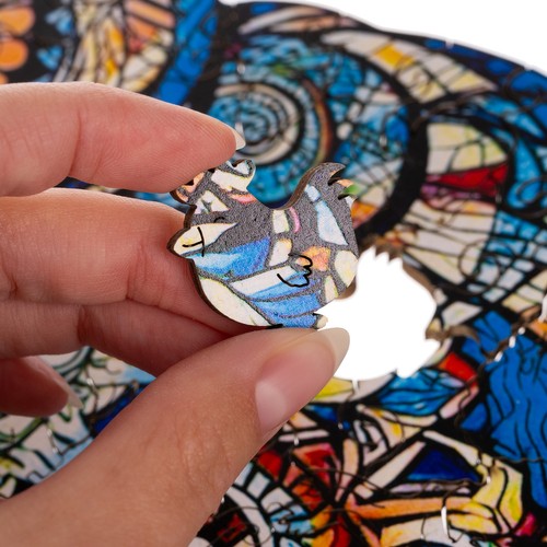 Kruzzel 24551 Wooden Jigsaw Unique Shape Puzzle for Children and Adults, 177 pieces (8)