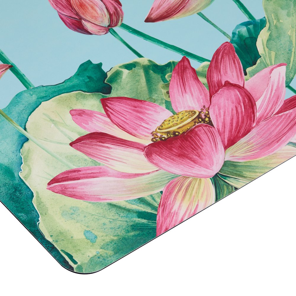 Balance Non-Slip Rubber Gymnastic Fitness Yoga Mat 185x68x0.4cm, Pink flowers (2)