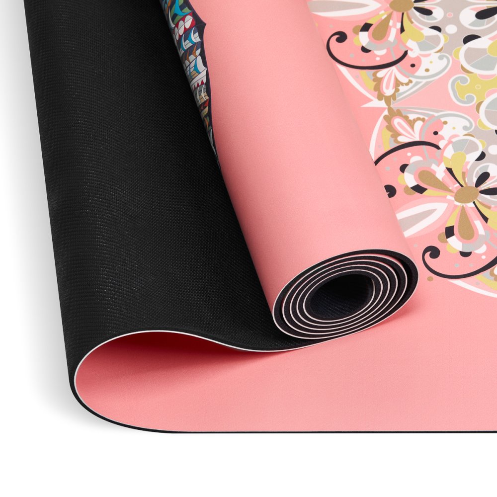 Balance Non-Slip Rubber Gymnastic Fitness Yoga Mat 185x68x0.4cm, Pink Elephant (1)