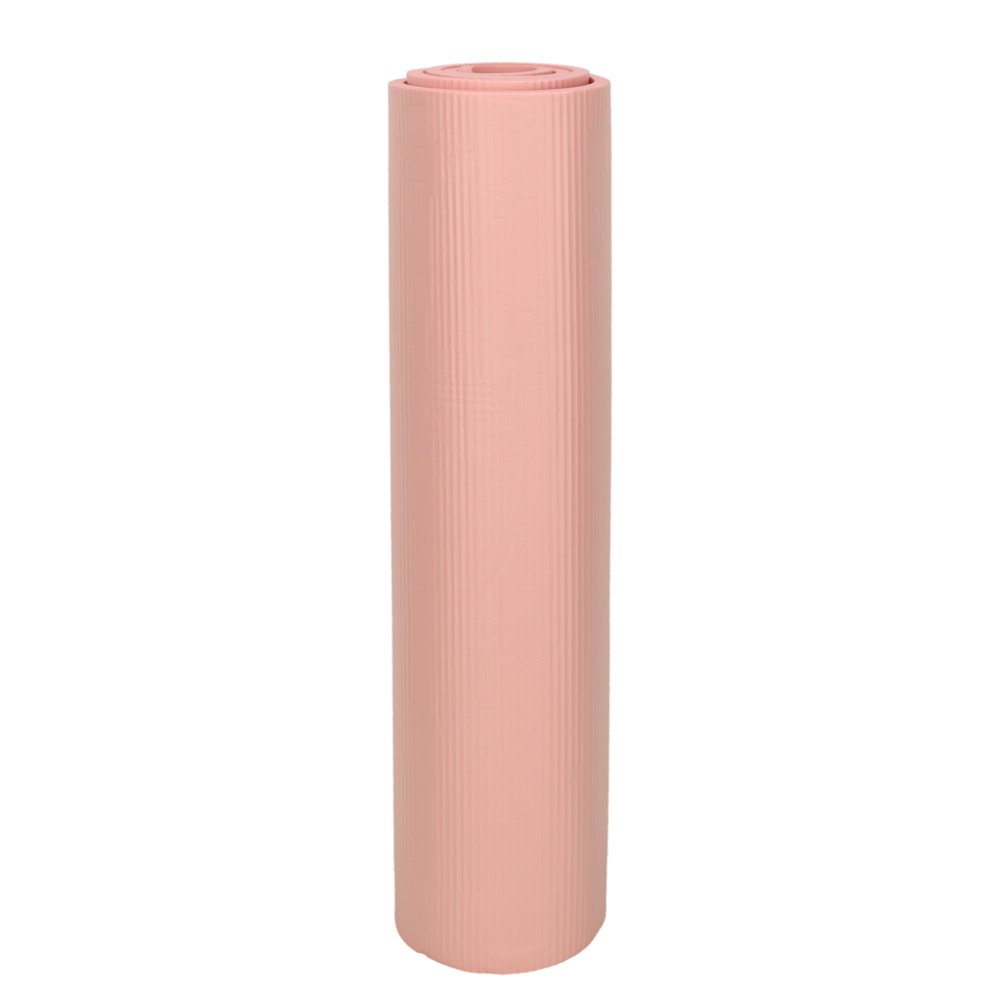 Thick Yoga Fitness Exercise Mat with Carrying Bag, 185x83x1.3 cm, Pink (1)