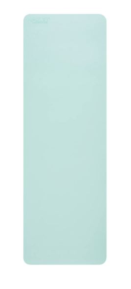 4Fizjo Gymnastic Non-Slip Fitness Foam Yoga Mat Foam TPE 180x60x0.6cm, Mint-Gray (4)
