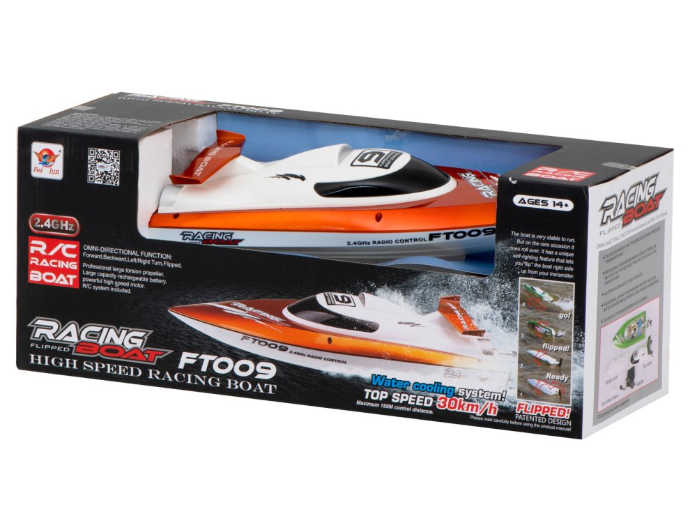 RC remote control boat FT009 green (1)