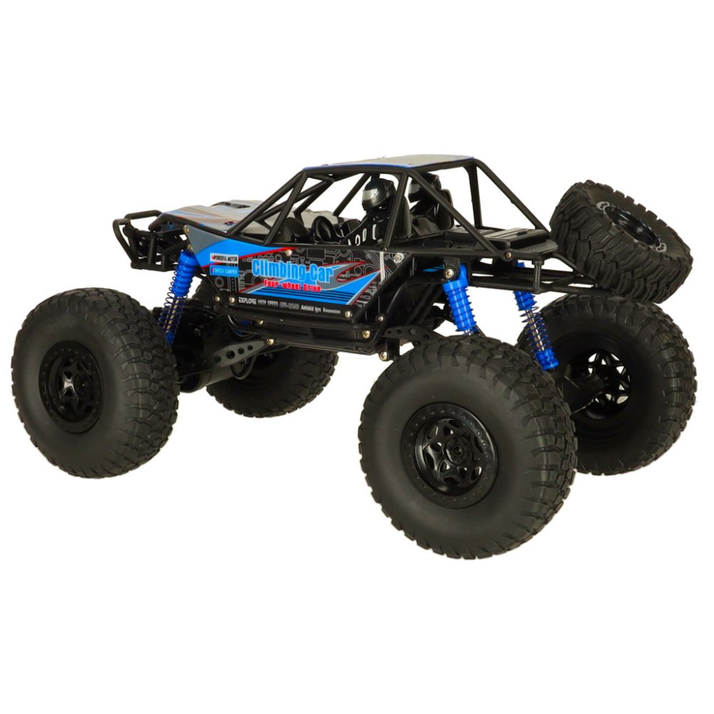 Remote control RC Crawler Climbing Car 1:10 4WD 48cm blue (2)