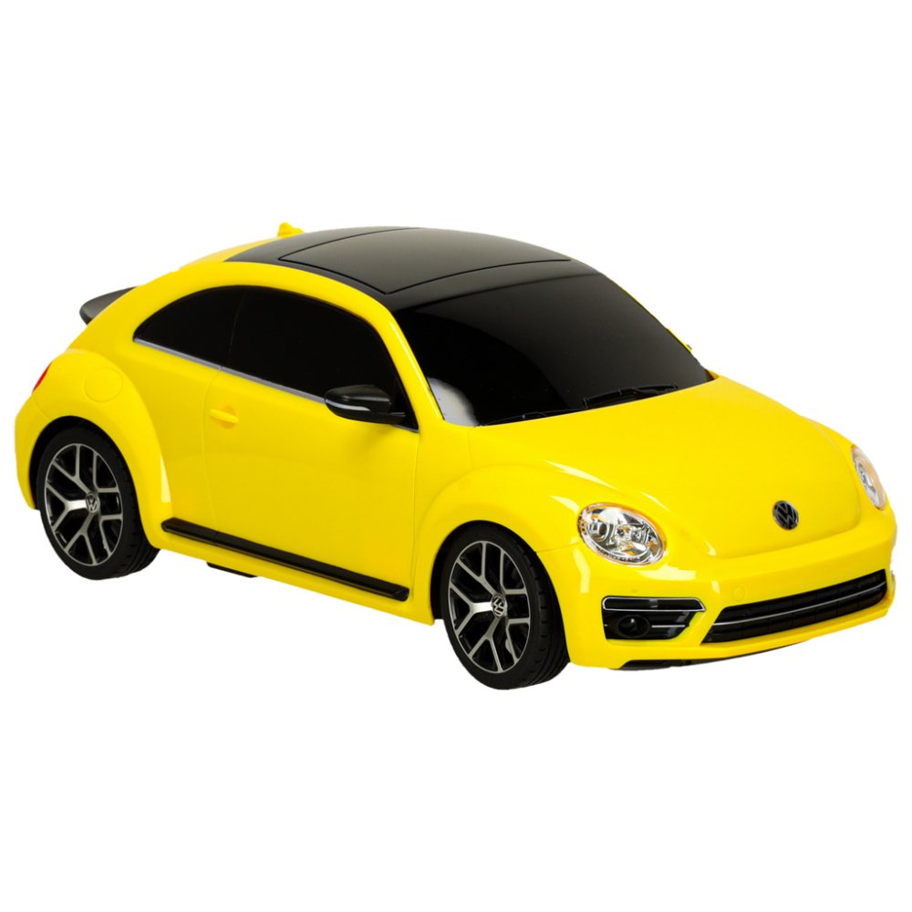 RC Car Model with Remote, Volkswagen Beetle, Yellow (1:14) (1)