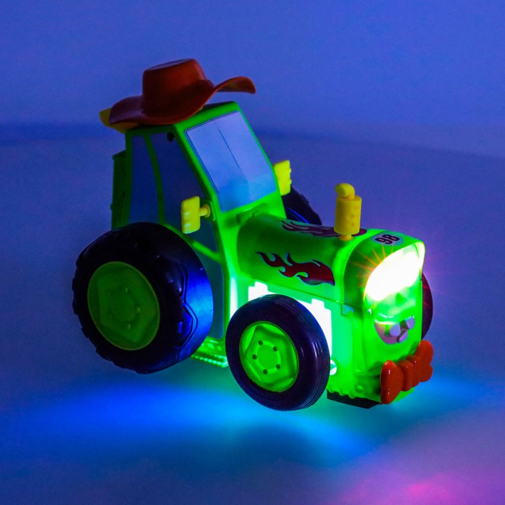 Jumping & Dancing Remote Control RC Tractor with Sound, Green (3)