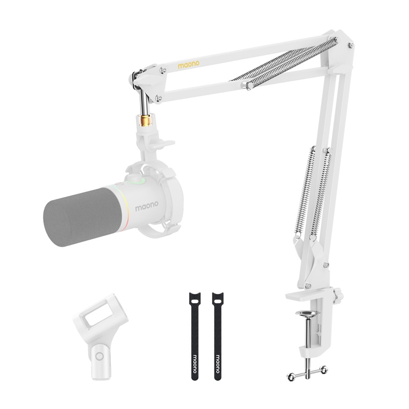 Maono BA20 Adjustable Microphone Boom Arm Stand White (0)