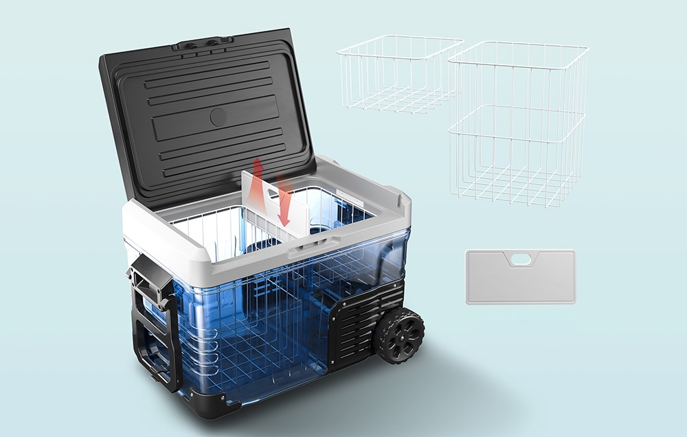 Portable Car Refrigerator Euhomy CF003 35L Black (3)